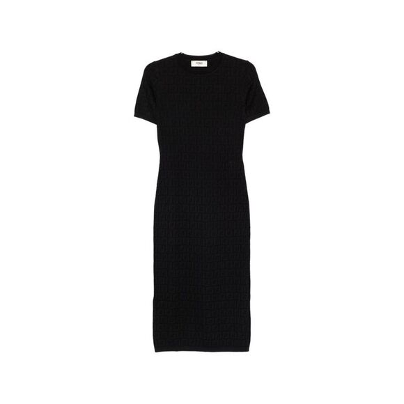 Fendi Women Ff Cotton Blend Dress